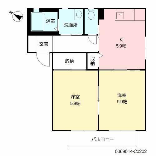 レガート外町 C棟 C0202号-13