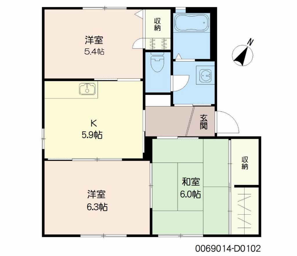 レガート外町　Ｄ棟D0102-2