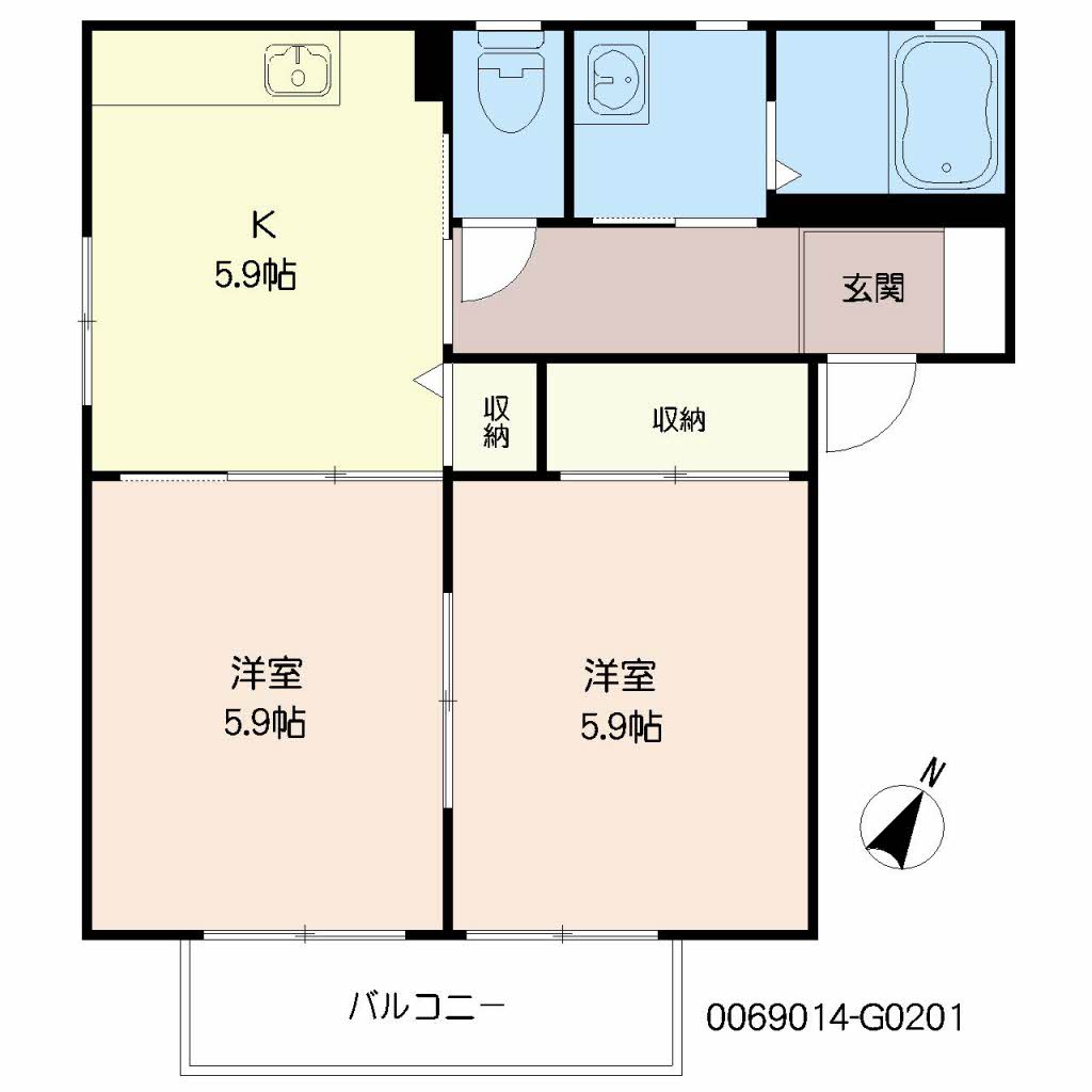 レガート外町 G棟 G0201号-15