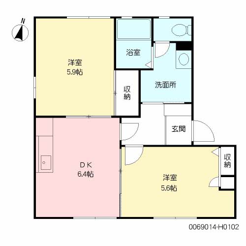 レガート外町　Ｈ棟H0102-2
