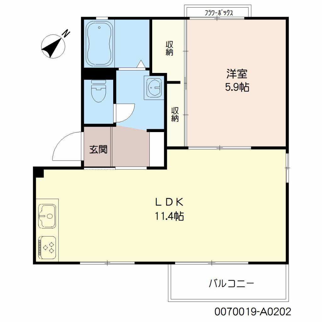 アネックス清風　Ａ棟　＊＊A0202-2