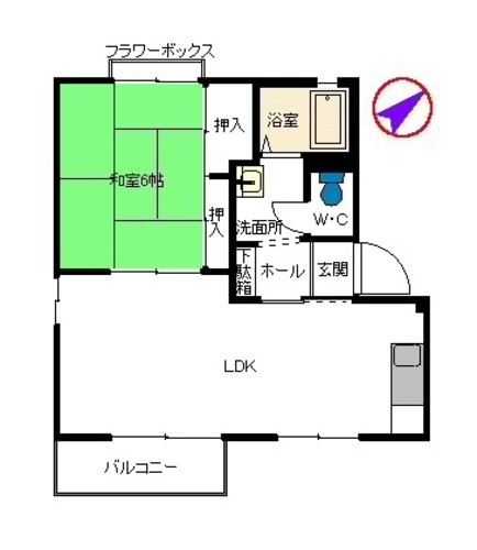 アネックス清風　Ｂ棟　＊＊B0201-2