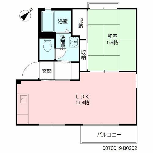 アネックス清風　Ｂ棟　＊＊B0202-2