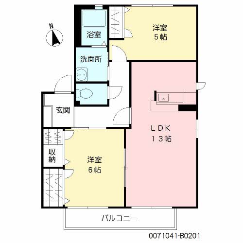 リバーサイドⅡ　Ｂ棟B0201-2