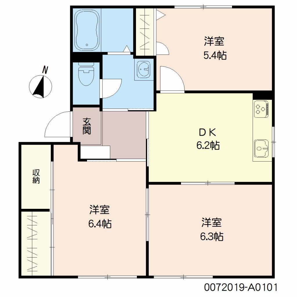 ディアスさくら　Ａ棟　＊ A0101号-16
