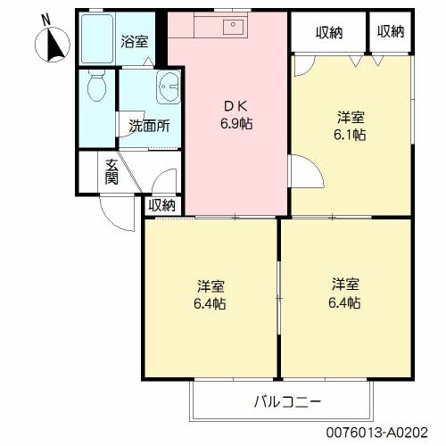 エクセルタウン合川　Ａ棟　＊A0202-2