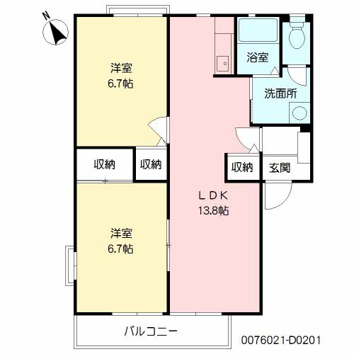 アヴェニール・アージュ　Ｄ棟　＊＊D0201-2
