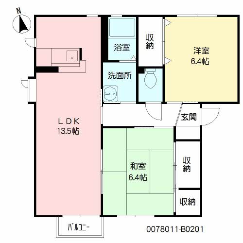 グローブ・たかの　Ｂ棟　＊＊B0201-2