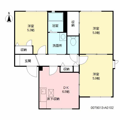 ディアス　Ａ棟　＊＊A0102-2