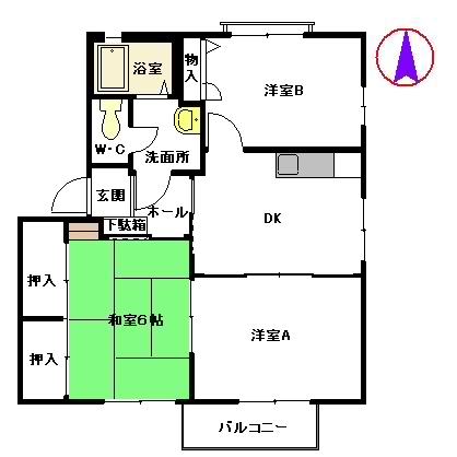 パットターンヒルズ　Ｂ棟B0201-2