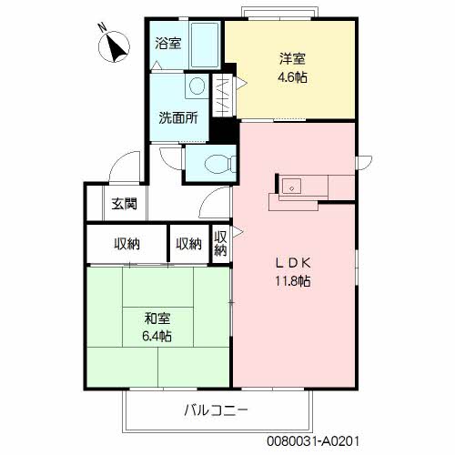 パットターンヒルズⅡ　Ａ棟A0201-2