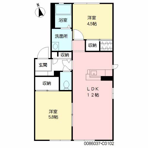 シャルム・K C棟 ** C0102号-13