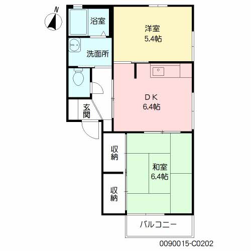 フレグランス大久保　Ｃ棟　＊＊ C0202号-16
