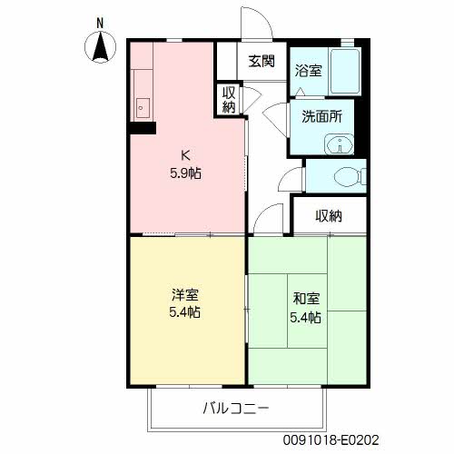 ルーチェレ・ドーマ　Ｅ棟　＊E0202-2