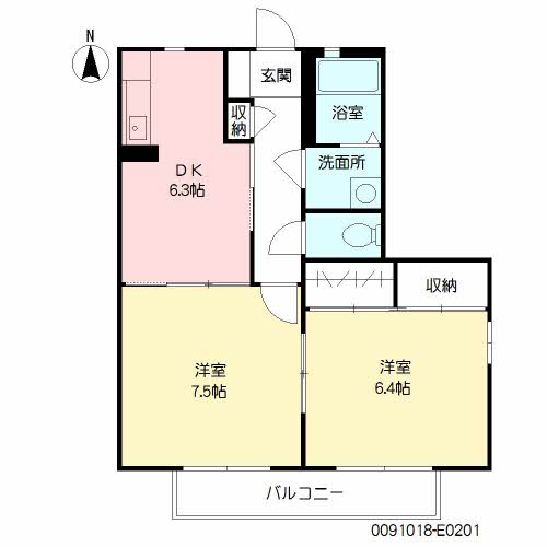 ルーチェレ・ドーマ　Ｅ棟　＊E0201-2