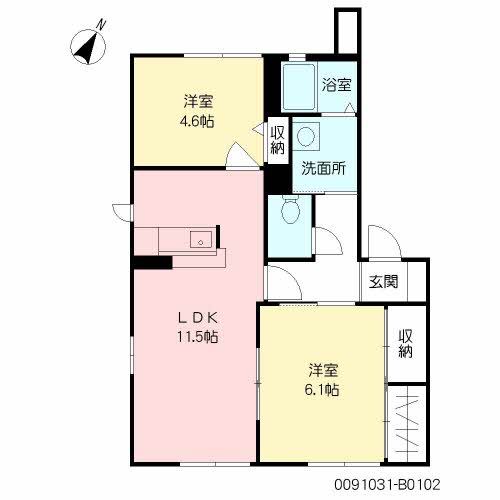 グランレーヴ　Ｂ棟　＊＊B0102-2