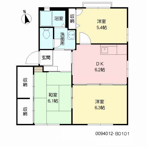 チェリーヒルズ ** B棟 B0101号-16