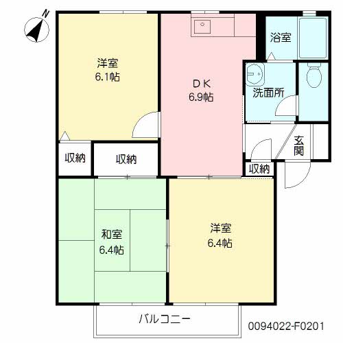 チェリーヒルズ　＊＊　Ｆ棟F0201-2