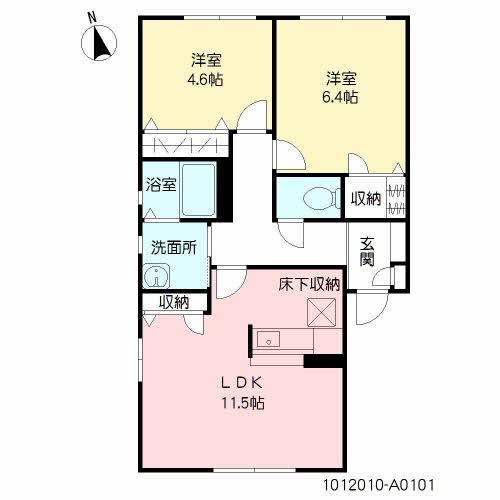 Ｂ’ＷＩＴＨ　Ａ棟　＊＊A0101-2