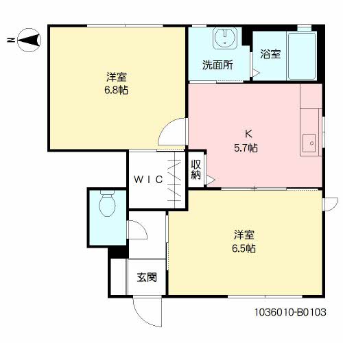 M’s Maison2 B棟 B0103号-16