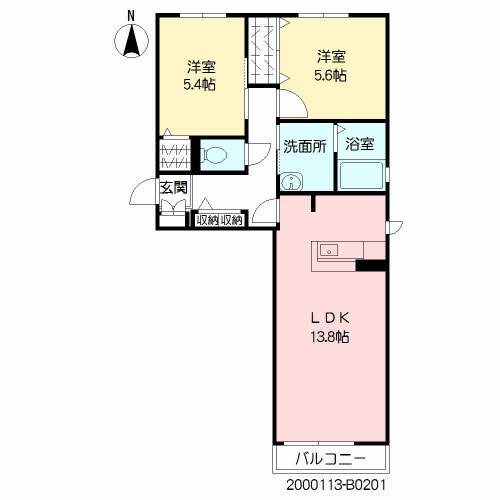 エスポワールＫＭⅡ　Ｂ棟　＊＊ B0201号-16