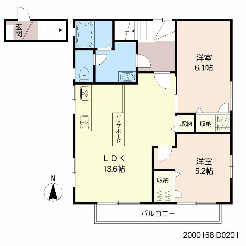 大財ハイツ　Ｄ棟D0201-2