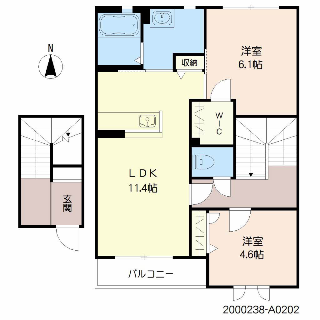 ヴィラーチェ花水木A0202-2