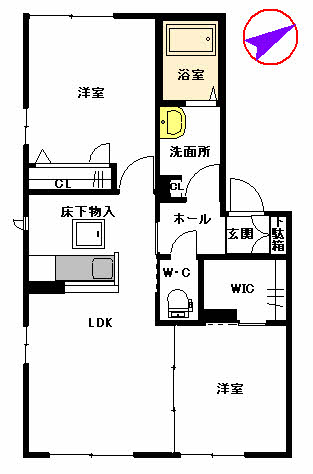 シャーメゾン・ヴィブレ２番館　Ｂ棟　＊＊B0102-2