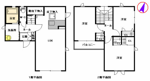 兵庫南一戸建て借家　Ｅ棟-1