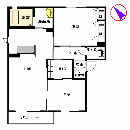 シャーメゾン谷町　Ａ棟　＊＊A0201-2