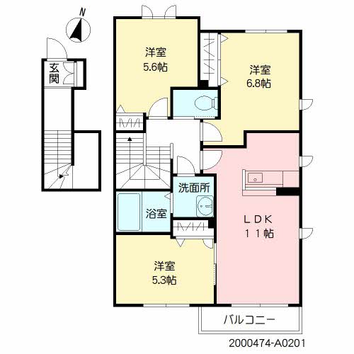 フローラル　スター　＊A0201-2