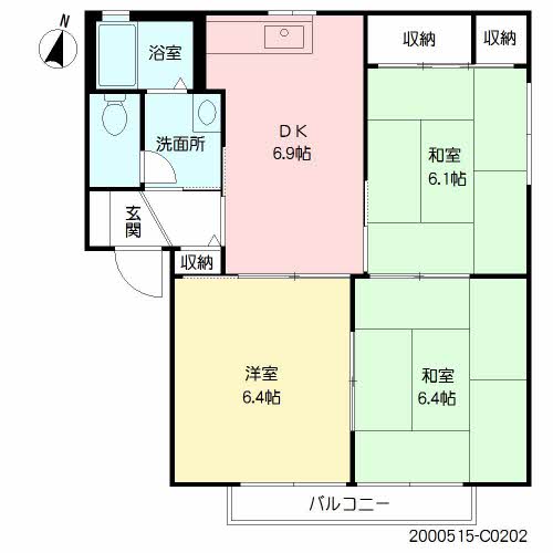 パークサイド高取　Ｃ棟　＊＊C0202-2
