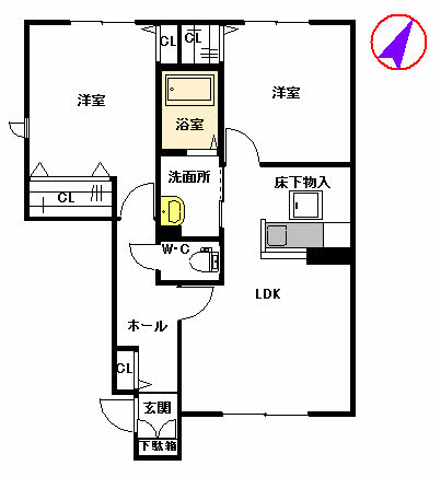 サンビレッジ　＊＊ A0101号-2