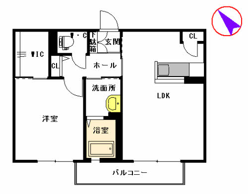 ライトコート　Ⅱ棟　＊＊ B0202号-14