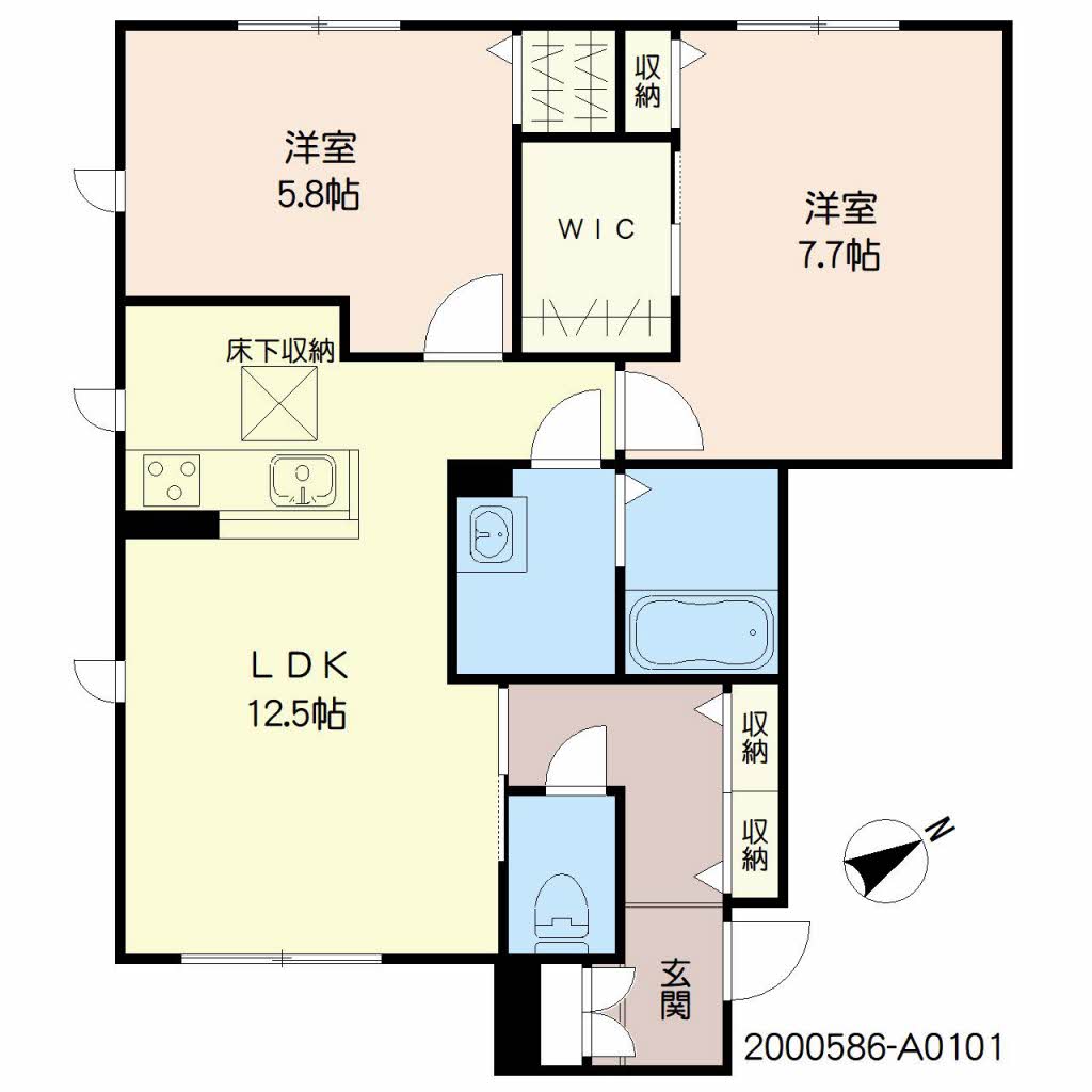 カーサ・ドマーニ　Ａ棟　＊ A0101号-16