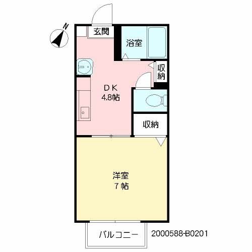 パルドミール Ⅱ棟 ** B0201号-16