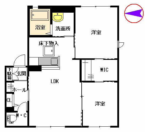 ヴァン アーンジュ Ⅱ棟 ** B0101号-15