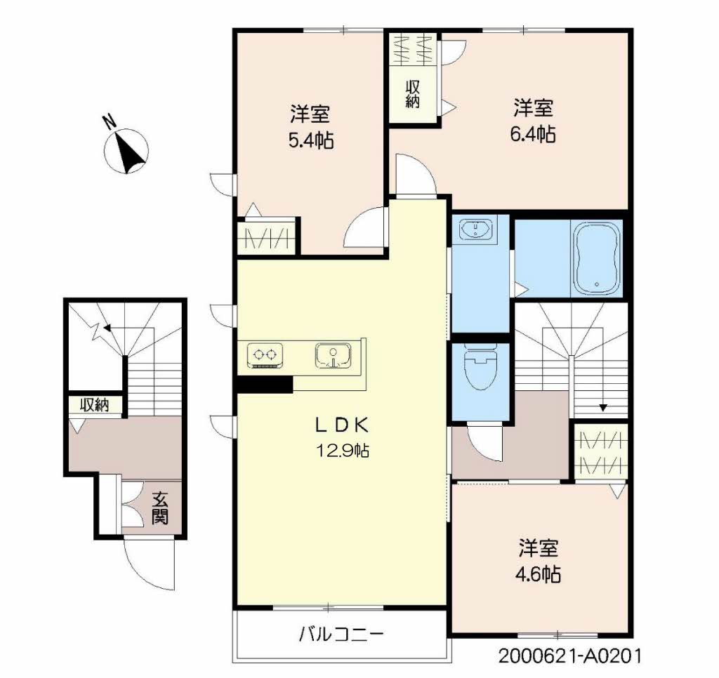 パストラル久留米　Ａ棟　＊＊A0201-2