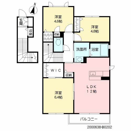 タウンハウス　パルムコート　Ｂ棟　＊＊B0202-2