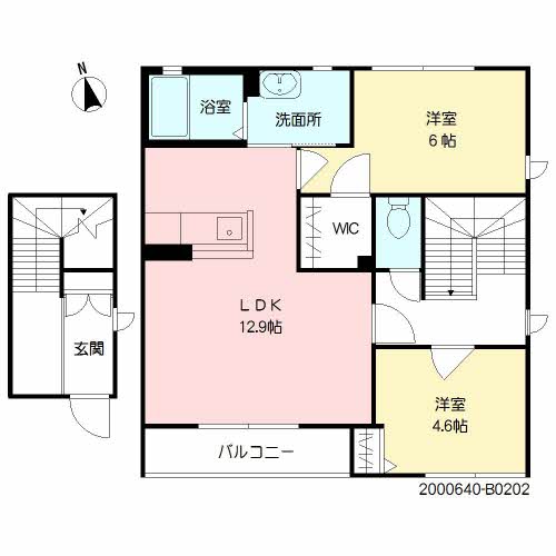 ラ・ルース若宮Ｂ棟　＊ B0202号-16