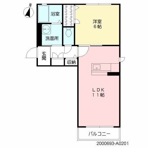 五ツ石の庄Ⅱ　Ａ棟　＊＊ A0201号-14