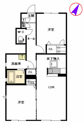 シャーメゾン・アイⅡ ** A0103号-2
