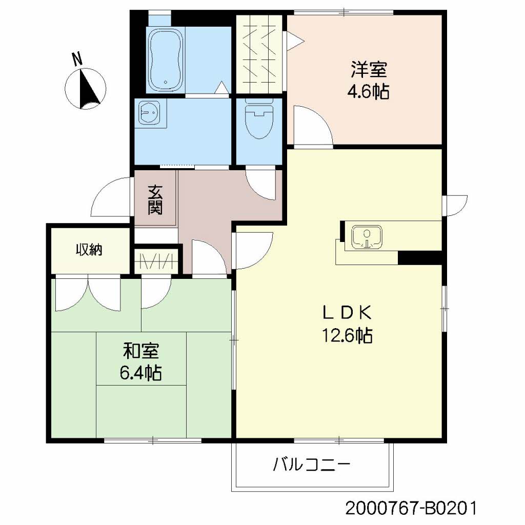 スクエア　Ｂ棟　＊ B0201号-15