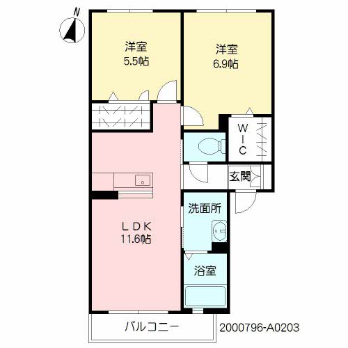 サンアベニュー葛原Ⅱ　＊A0203-2