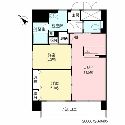 シャーメゾングランドソレイユ門司　＊＊A0405-2