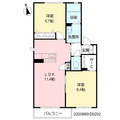 グランドソレイユ柏の森 D棟 D0202号-2