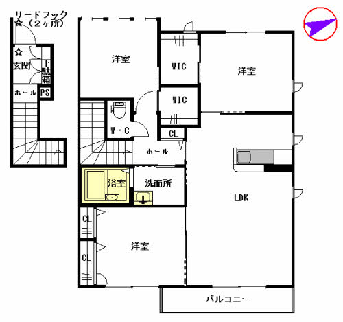 エスパティオ　Ａ棟　＊＊A0201-2