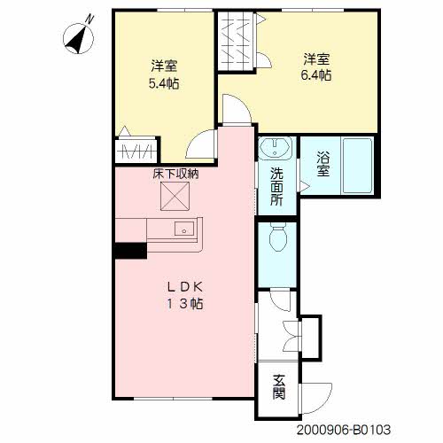 ガーデンズフォレナ　Ｂ棟　＊＊ B0103号-2