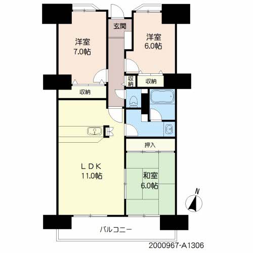 プライムメゾン百道浜A1306-2