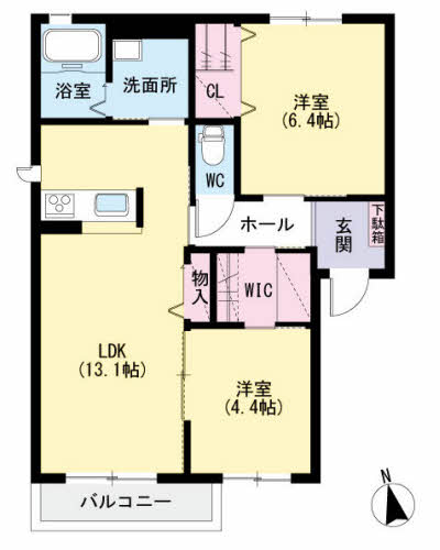 パストラーレ潤崎　Ｃ棟　＊＊C0201-2